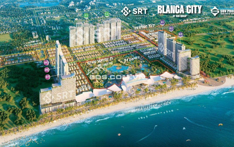 Cặp căn Liền kề HIẾM Sun World + View Biển | Tầng 32 B3 | Blanca City Căn Studio chỉ từ 3,x tỷ/căn